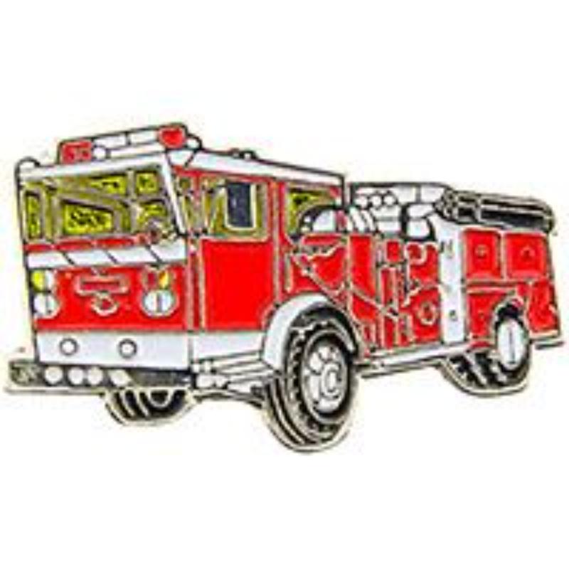 P05363 Pin - Fire, Truck, Red - 1 in.