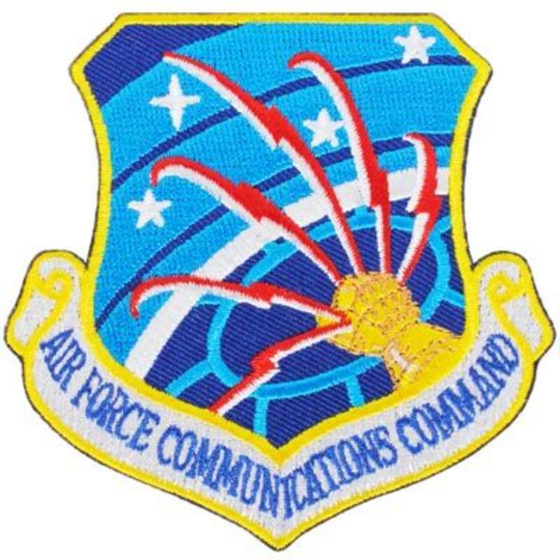 PM1323 Patch - USAF, Communication Command - 3.63 in.