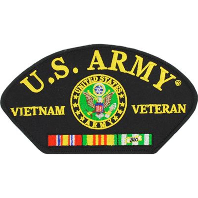 PM1403 Patch - Vietnam, Hat, Army - Veteran - 5.25 x 3 in.