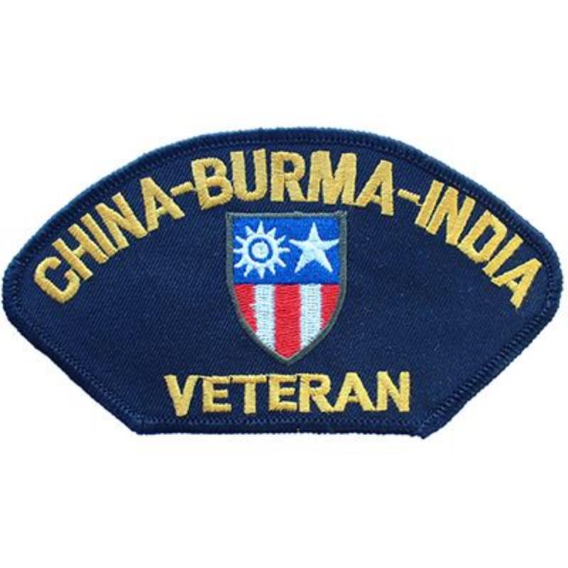 PM1421 Patch - World War II, Hat, CBI - Veteran - 5.25 x 3 in.