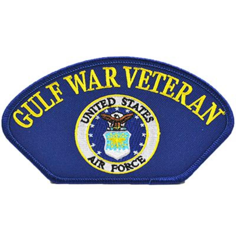 PM1499 Patch - Gulf War, Hat, USAF - Desert - 5.25 x 3 in.