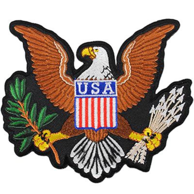 PM5253 Patch - USA, Eagle, Logo - 4.25 in.
