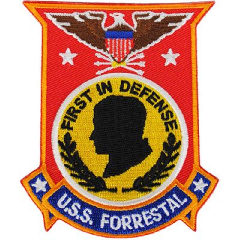 PM5965 Patch - USS, Forrestal - 3.38 in.