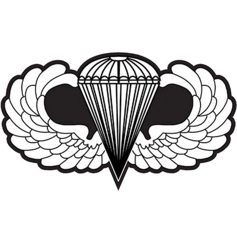 PM7909 Patch - Army Paratrooper - 5.75 in.