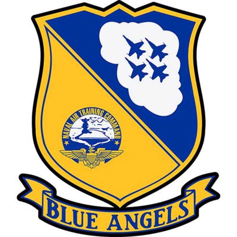 PM9033 Patch - USN, Blue Angels - 8.5 in.