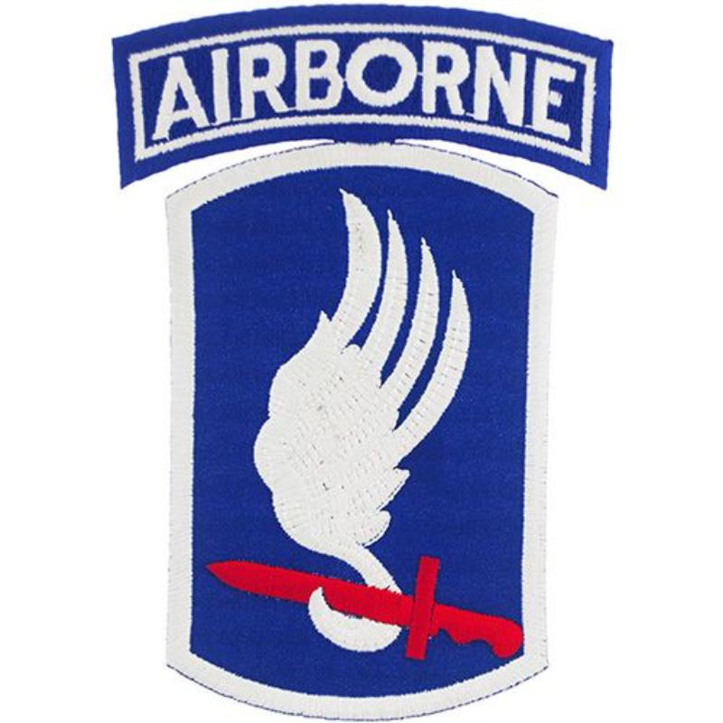 PM7084 Patch - Army, 173rd Airborne Brigade with Tab - 5.25 in.