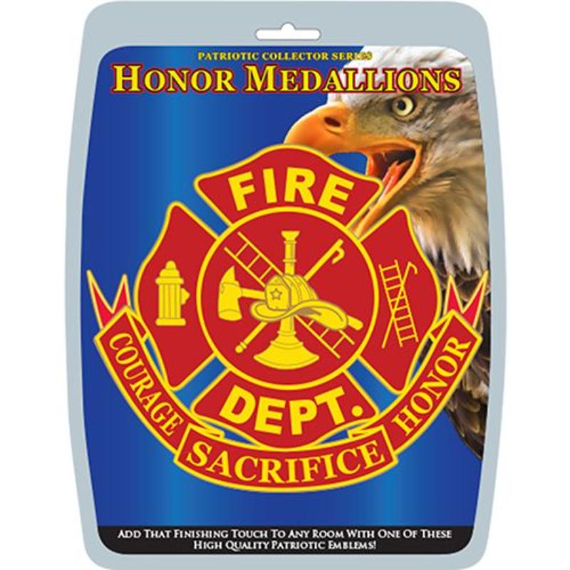 MD1020 Medallion - Fire Department - 6 in.