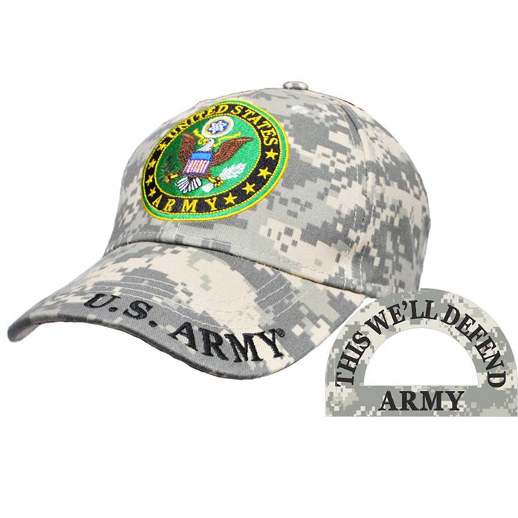 CP00125 Cap - Army Symbol - Camo
