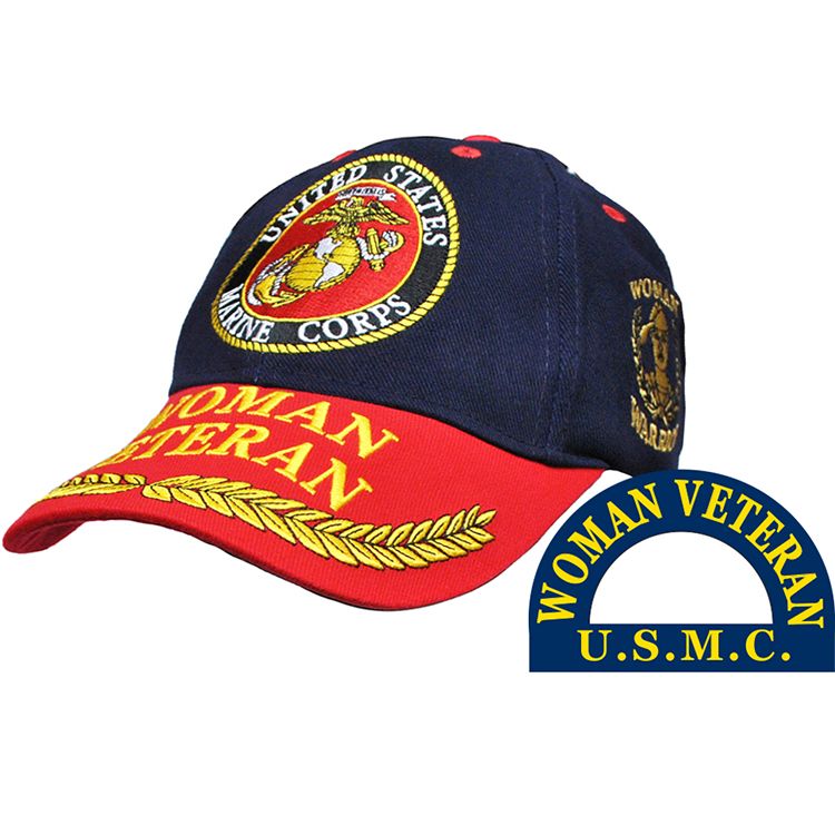CP00320 Cap - USMC, Woman Veteran