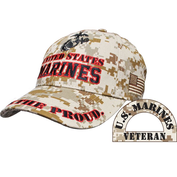 CP00327 Cap - USMC, The Few, The Proud - Desert Camo