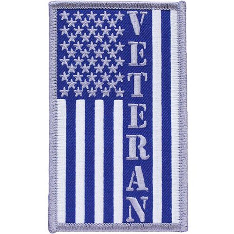 PM7058 Patch - USA Veteran, Flag - 4.5 in.