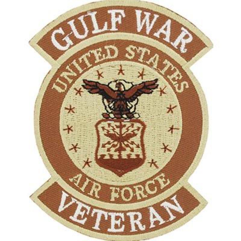 PM1138 Patch - Gulf War, Veteran, USAF - Deserrt - 4.19 in.