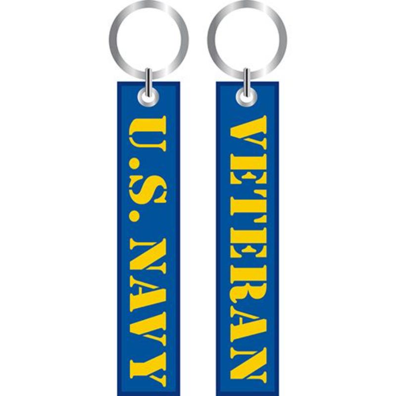 KC0514 Key Ring - USN, Veteran - Embark II - 5 x 1.63 in.