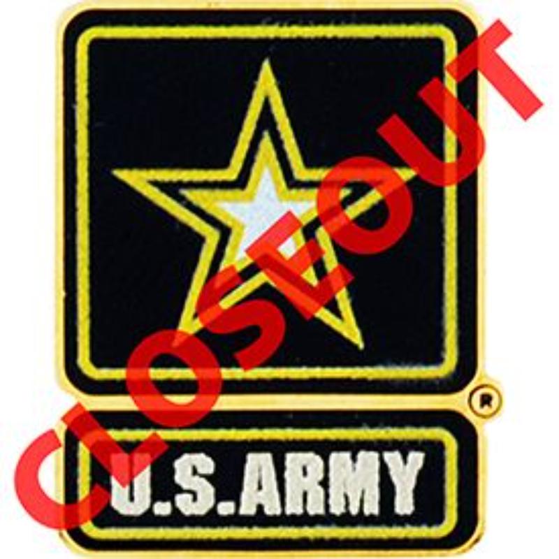 P16280 Pin - Army Logo E - Large - 1.5 in.