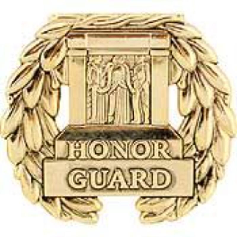 P13104 Pin - Honor Guard, Tomb - Gold - 1 in.