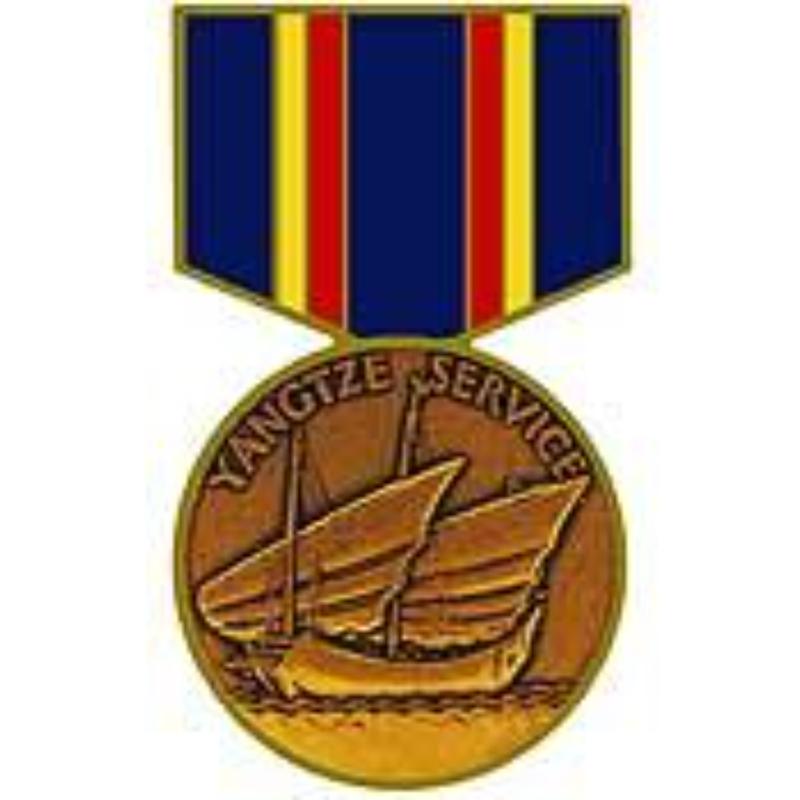 P13035 Pin - Medal, Yangtze Service - 1.181 in.