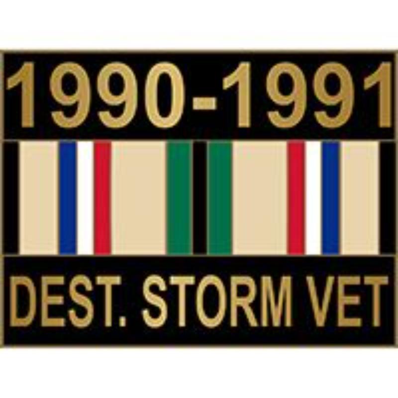 P15232 Pin - Desert Strom Veteran, 90-91 - 1 in.