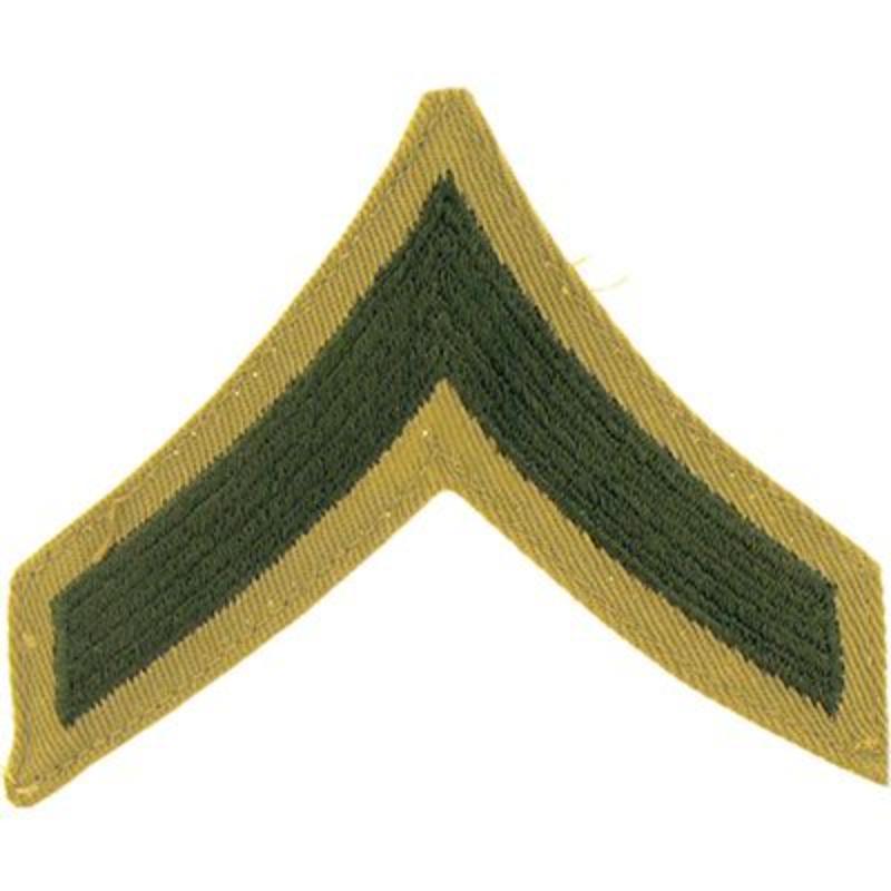 PM1024 Patch - USMC, Rank, PFC - 3.63 in.