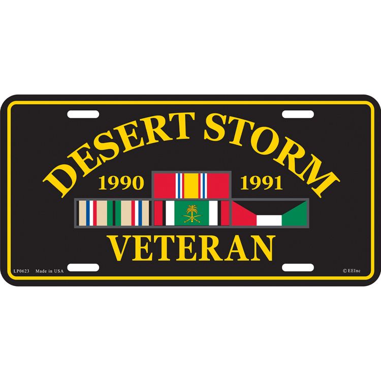 LP0623 License Plate Frame - Desert Storm - 6 x 12 in.