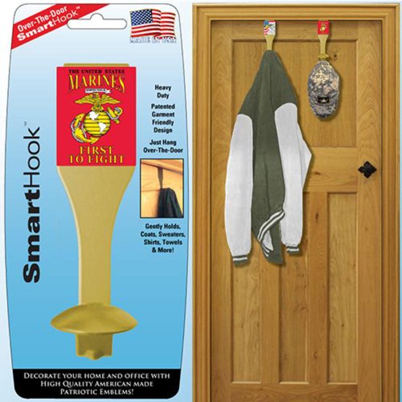 SH1210 Smarthook - U.S.Marines - Over-the-Door, Gold