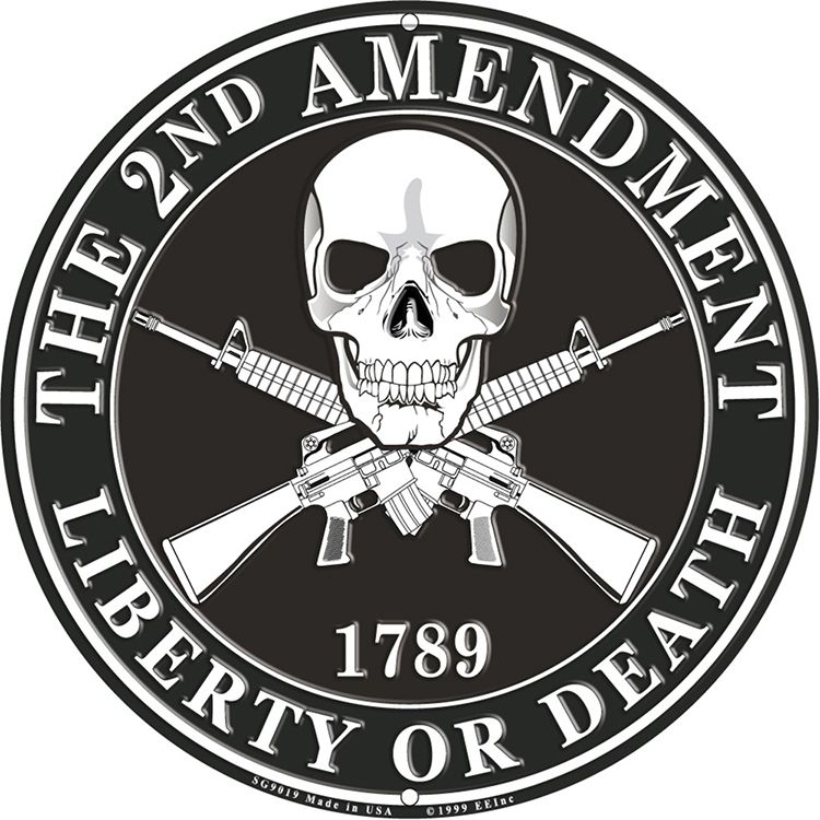 SG9019 Sign - 2nd Amendment - 12 in.