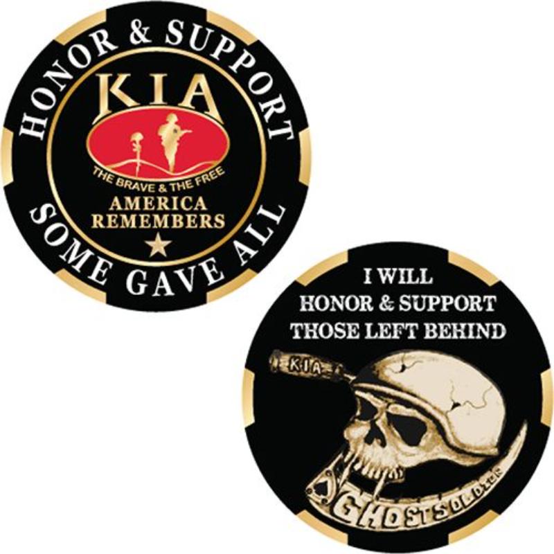 CH3416 Challenge Coin - Kia Ghost Soldier - 1.75 in.
