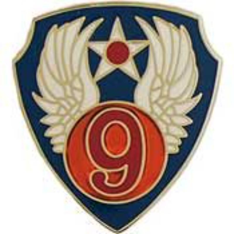 P14694 Pin - USAF, 9th - 1 in.
