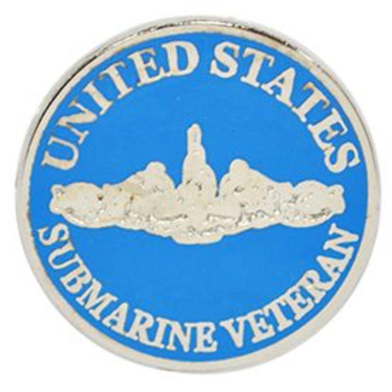 P14738 Pin - USN, Submergence Veteran - 1 in.