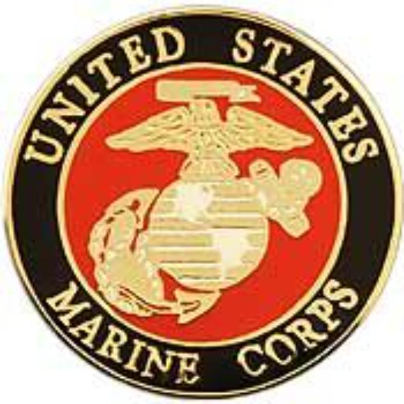 P14771 Pin - USMC Logo B - Small - 0.75 in.