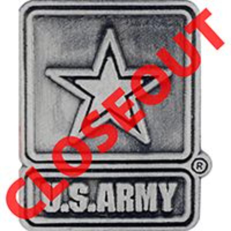 P14781 Pin - Army Logo - Pewter - 1 in.