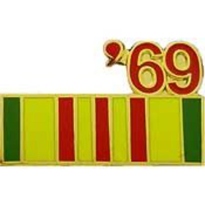 P14797 Pin - Ribbon, Vietnam, 69 ft. - 0.88 in.