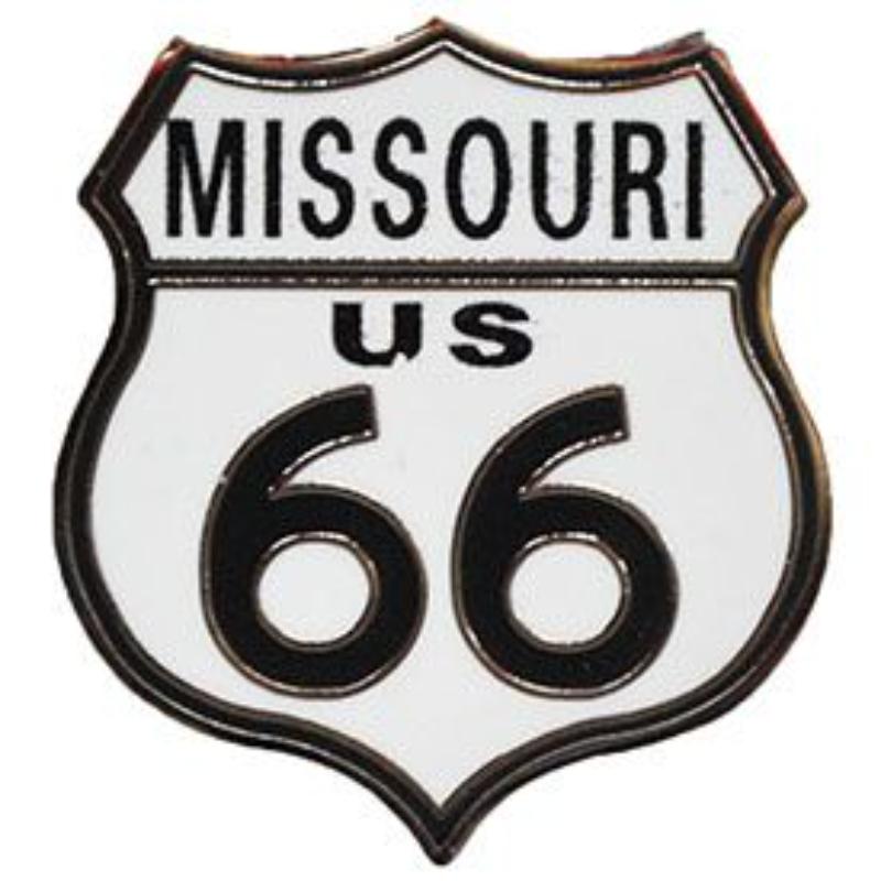 P06948 Pin - Route 66, MO - 1 in.
