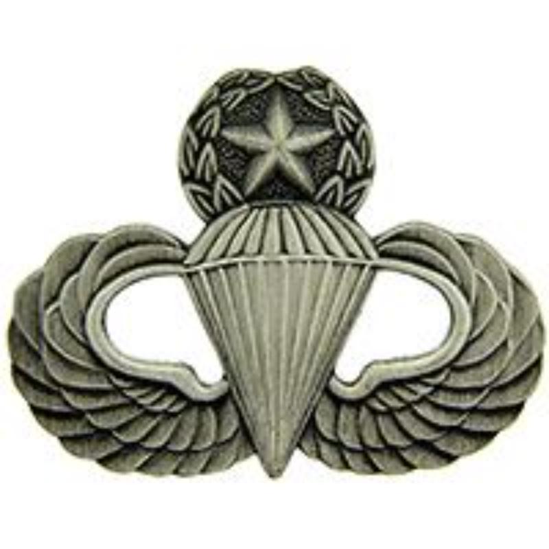 Army Paratrooper Wing Pin - Pewter - 1.25 in. - Durable Design