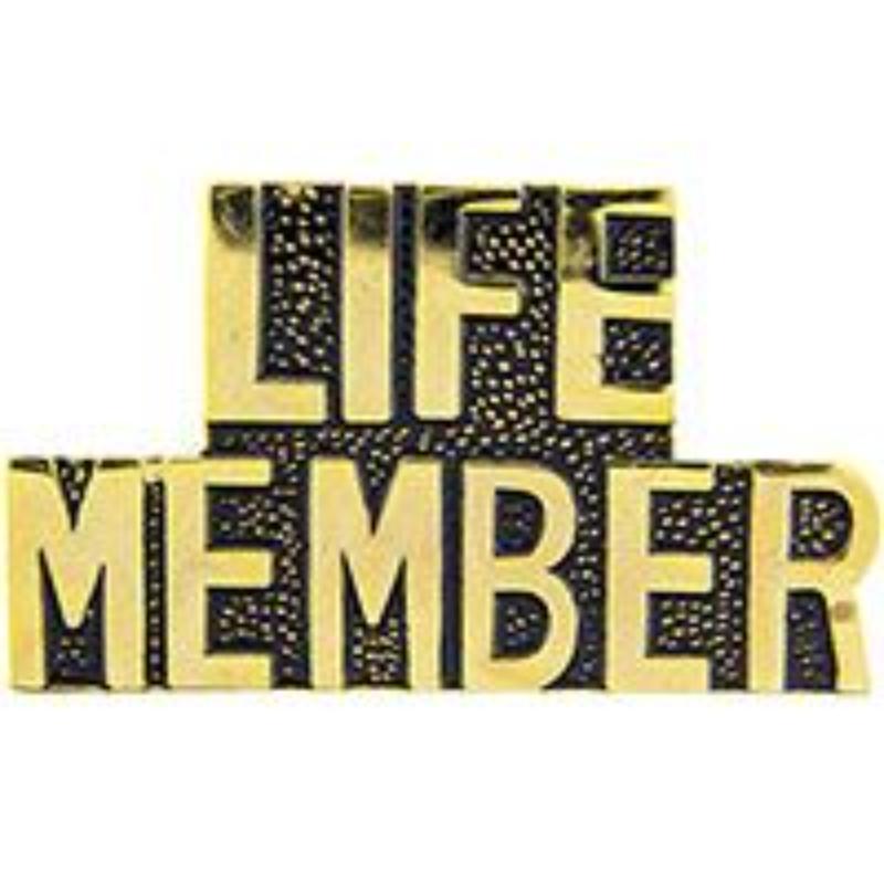 P14860 Pin - Script, Life Member - 1.25 in.