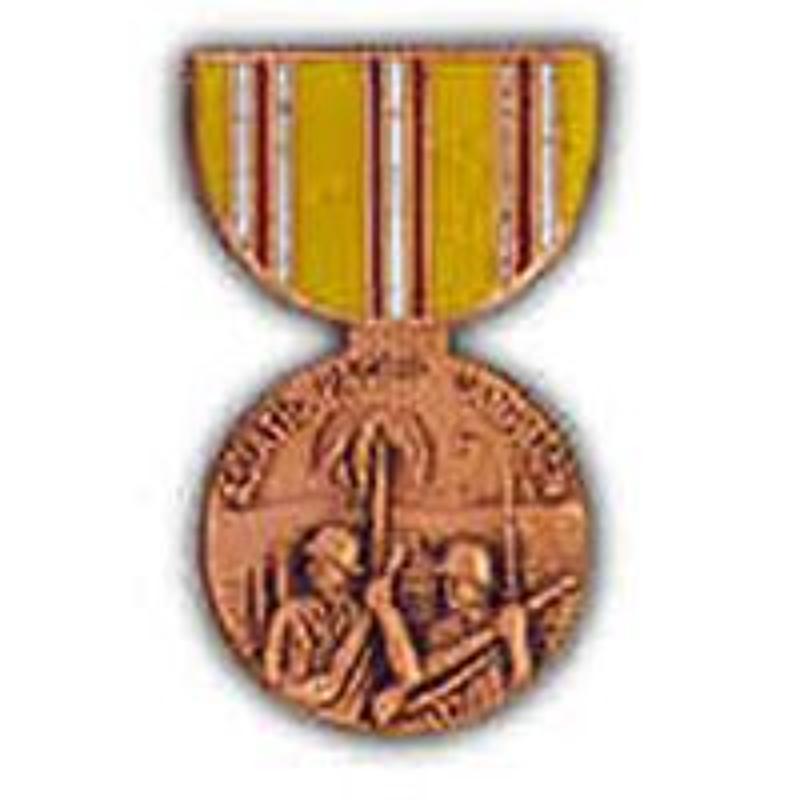 Asiatic-Pacific Campaign Medal Pin - Gold - 1.181 in. - Durable Design