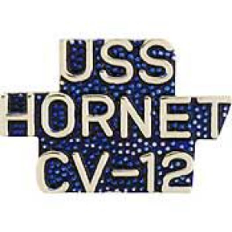 P14970 Pin - USS, Hornet - Script - 1.181 in.