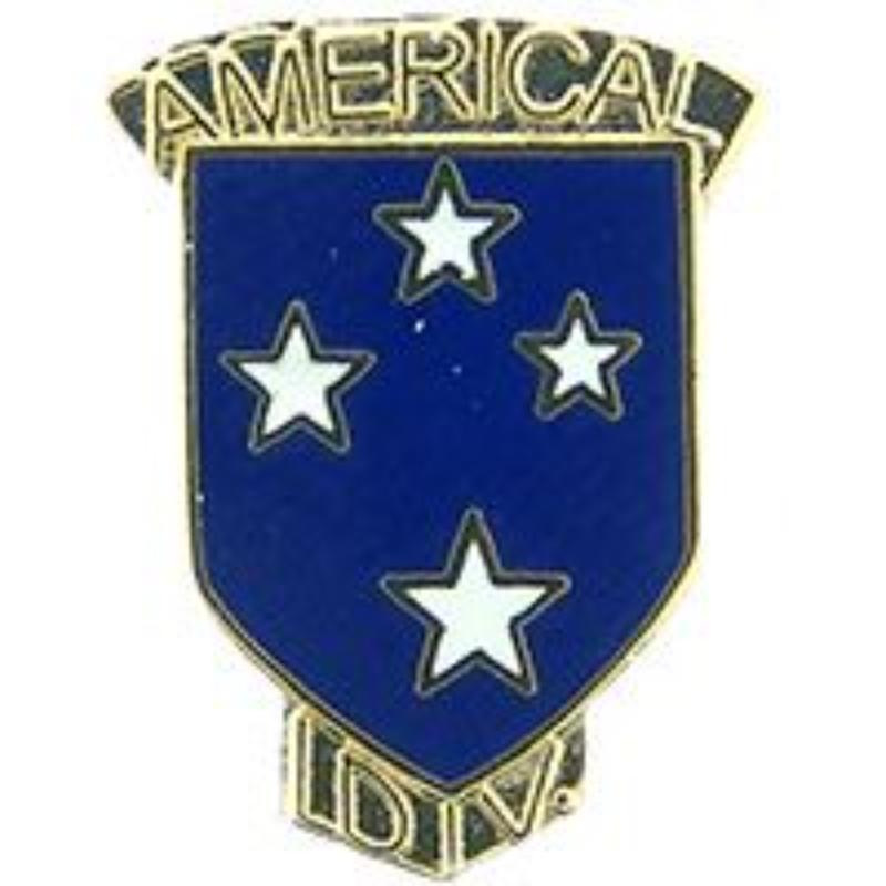 P15207 Pin - Army, 23rd Infantary Division Amer - 1 in.
