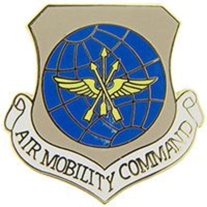 P15827 Pin - USAF, Mobility Command - 1 in.