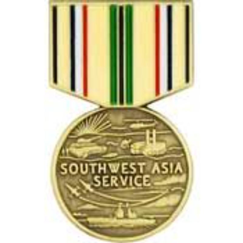 P15866 Pin - Medal, SW Asia - 1.181 in.