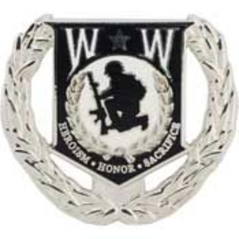 P16223 Pin - Wounded Warrior Wreath - 1.5 in.