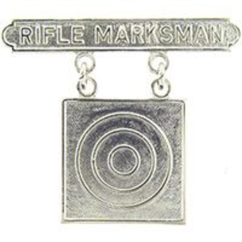 P16369 decal - USMC, Rifle, Marksman - 1.88 in.