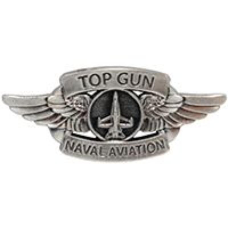 P18108 Pin - USN, Top Gun Wing - 1.5 in.