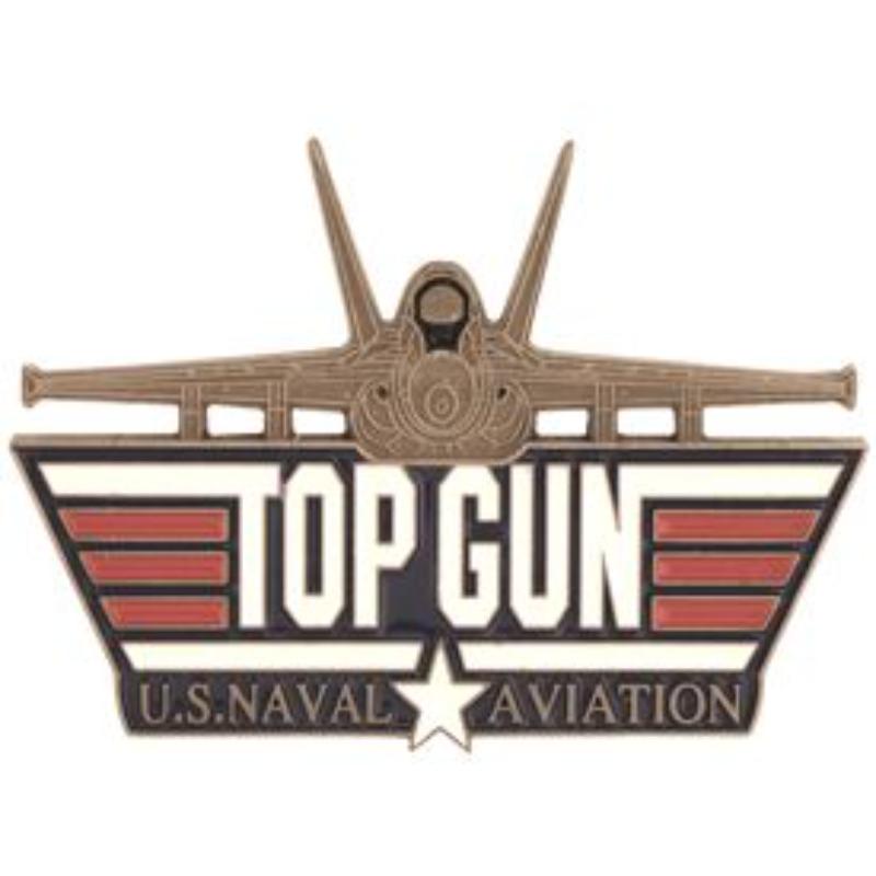 P40212 Pin - USN, Top Gun Jet, Front - 2 in.