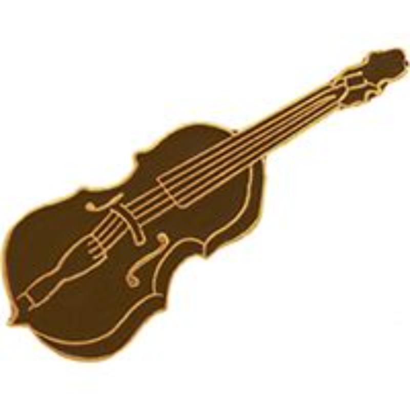 P60173 Pin - Music, Cello - 1.5 in.