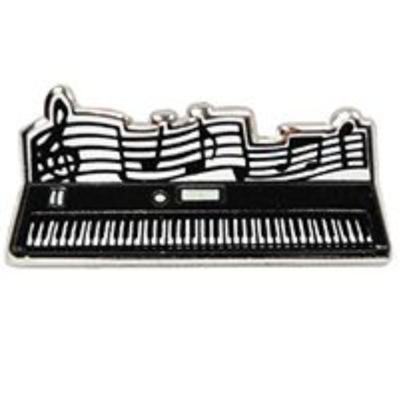 P61075 Pin - Music, Piano, Keyboard - 1.125 in.