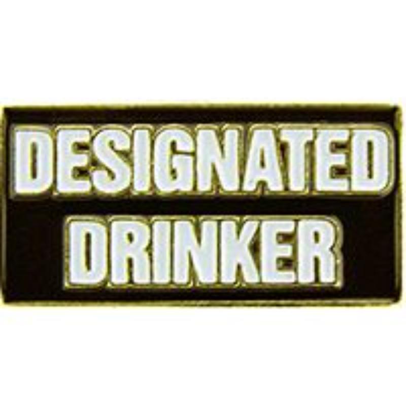 P61961 Pin - Designated Drinker - 1 in.