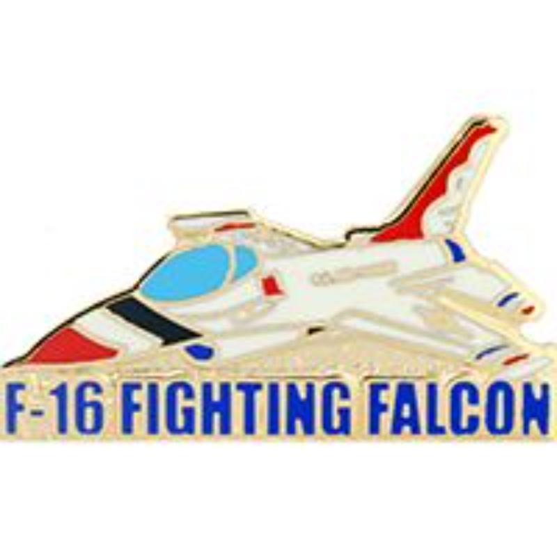 P62426 Pin - T&B, F-16 Thunderbird Fighting Falcon - 1.5 in.