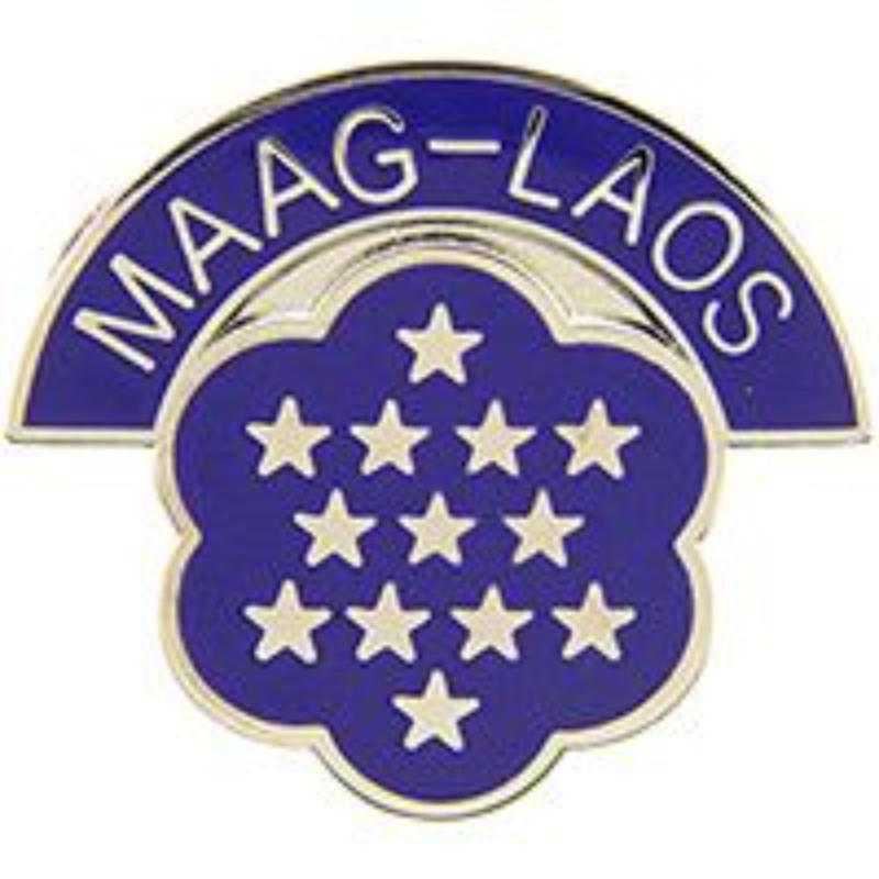 P62474 Pin - Vietnam, MAAG LAOS - 1 in.