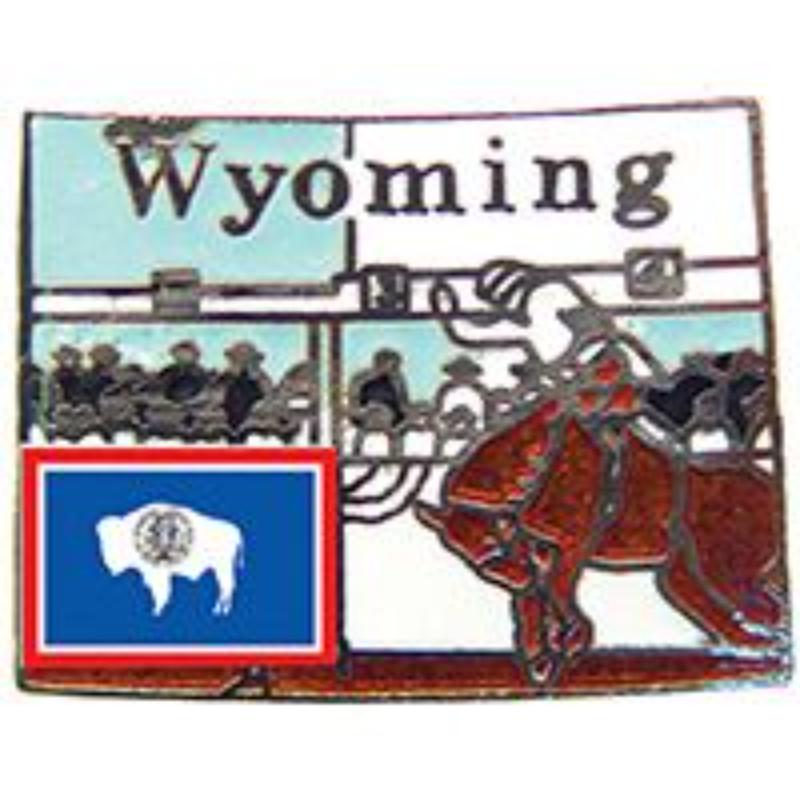 P09251 Pin - Wyoming - 1 in.