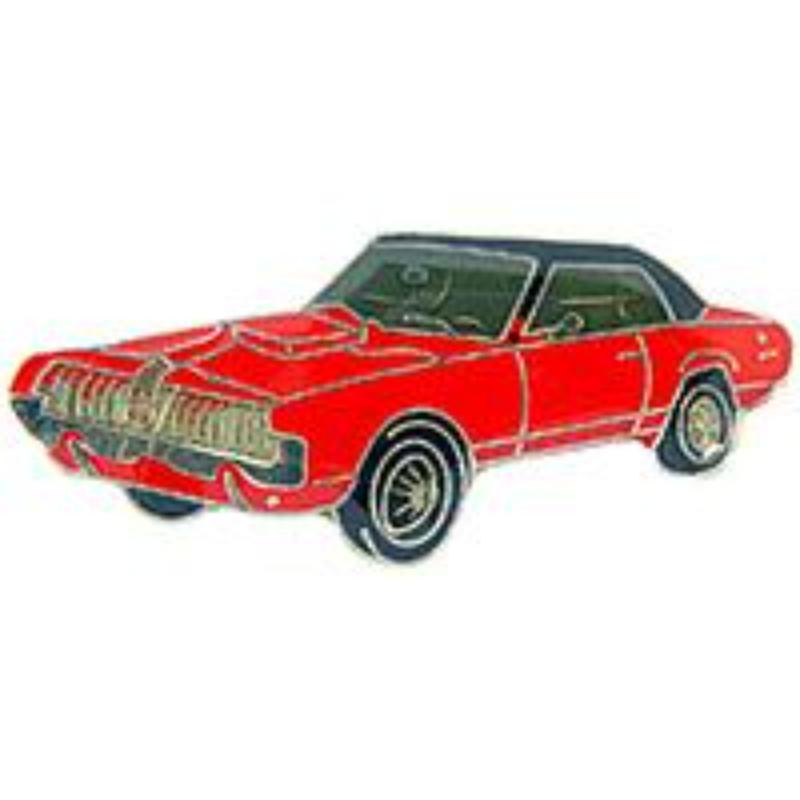 P65033 Pin - Car, Cougar, Red - 1 in.